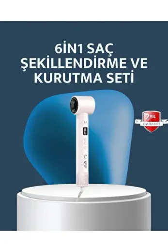 Çok Fonksiyonlu Saç Şekillendirme Seti, Hızlı Çalışan, LCD Ekranli