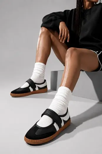 SPEED Kadın Cırtlı Rahat Taban Günlük Sneaker Babet Ayakkabı