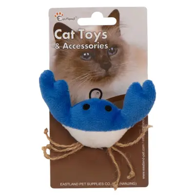 Eastland Catnipli Peluş Yengeç Kedi Oyuncağı 11cm