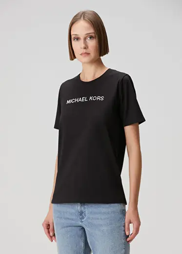 Siyah Logolu Sweatshirt