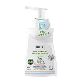 Incia Bebekler İçin Doğal Köpük Şampuanı Saç ve Vücut İçin 200 ml 1