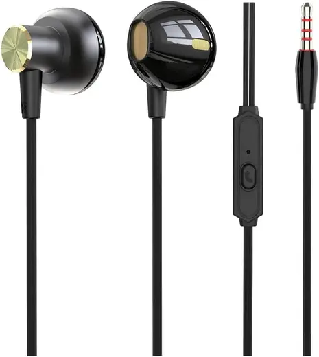MTL 3.5 MM Jack Girişli Stereo Kulak İçi Metal Kablolu Kulaklık Konforlu Ses Siyah ile uyumlu