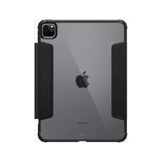Spigen iPad Pro 11" (2022 / 2021) ile Uyumlu Kılıf Ultra Hybrid Pro Manyetik Stand özellikli Sararmaya Dayanıklı Siyah Şeffaf Kapak - ACS03655 (Spigen TR Garantili)