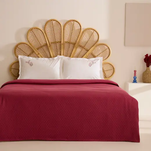 Karaca Home Morivelle Kişilik Pike Takımı Fuşya