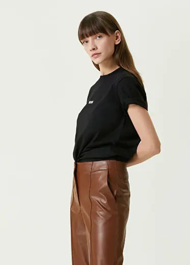 Siyah Logolu T-shirt