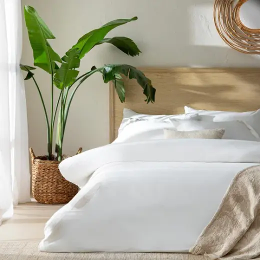 Elınor Bambu Extra King Size Nevresim Seti 260x220cm Ekru