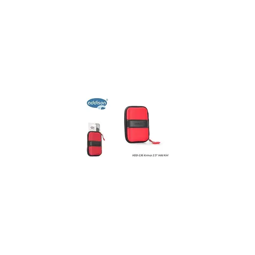 Addison Adisson HDD-136 Harddisk Kılıfı, Kırmızı, 2.5"