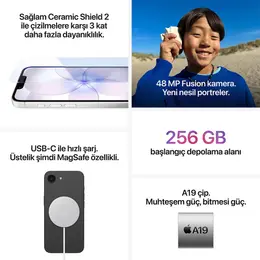 Apple iPhone 17e 256 GB Açık Pembe 6