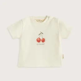 Cherry Boom Tshırt Vanilya 1