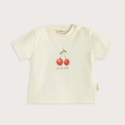 Cherry Boom Tshırt Vanilya