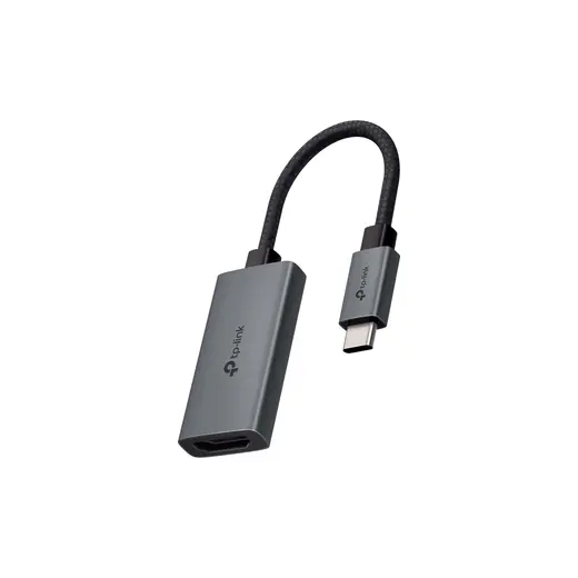 TP-Link UA520C | USB-C - HDMI Adaptör | 4K@60Hz Ultra HD | Tak & Çalıştır | Mac/Windows/iPadOS/Android uyumlu | Dayanıklı alüminyum gövde