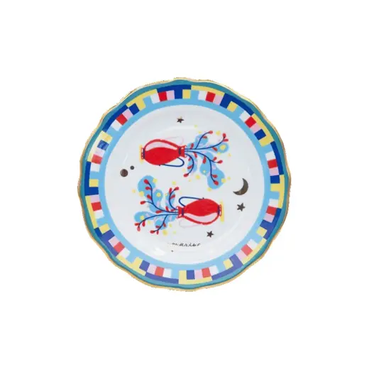 Baci Milano Zodiac Vibe Pasta Tabağı Kova Burcu 16 cm
