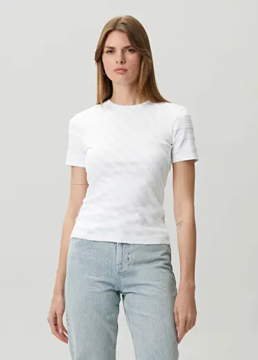 Merv Beyaz T-shirt