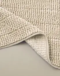 Trendy Kaydırmaz Taban Banyo Paspası 50x80 cm Bej 4
