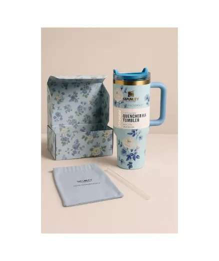 Stanley Quencher Pipetli Termos Bardak 1.18 Lt Loveshackfancy Mor