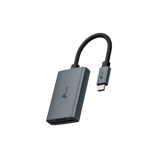 TP-Link UA440C | USB 3.0 Type-C SD & microSD Kart Okuyucu | 312MB/s UHS-II Hız | Çift Kart Okuma/Yazma | 2TB’a Kadar Destek | Tak & Çalıştır | Dayanıklı Alüminyum Kasa