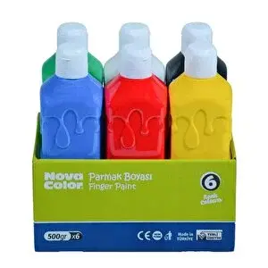 Nova Color Parmak Boyası 500 Gr 6 Renk Nc784