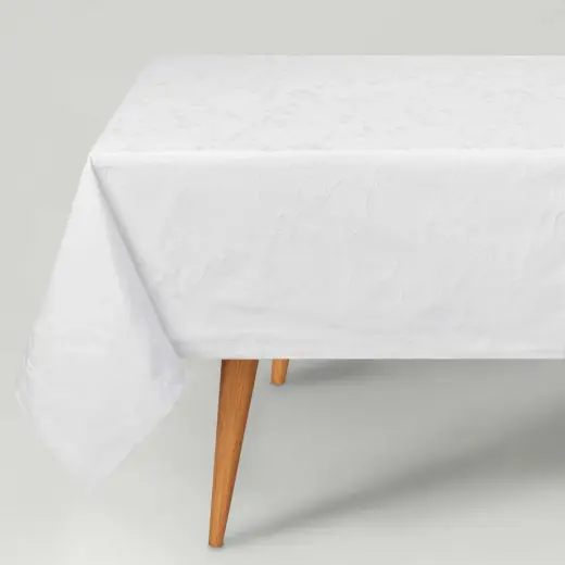 Linens Lemerdy 150x250 cm Masa Örtüsü Beyaz