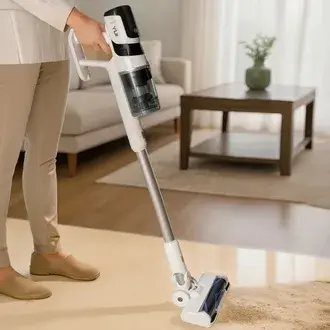 Yui DS17 Şarjlı Dikey Süpürge - Beyaz - 350 Watt