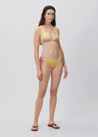 Degrade Üçgen Bikini Takımı