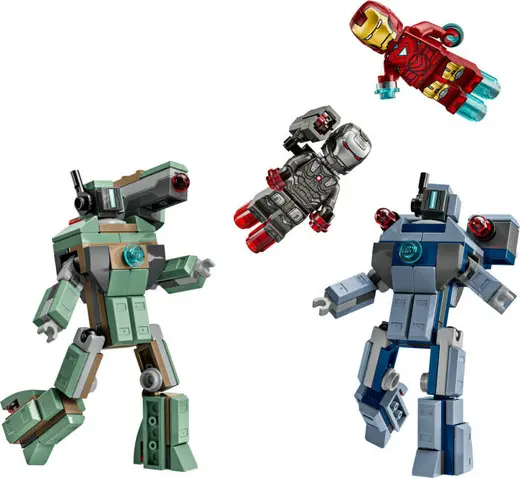 76320 LEGO® | Marvel Iron Man ve War Machine, Hammer İnsansız Hava Araçlarına Karşı