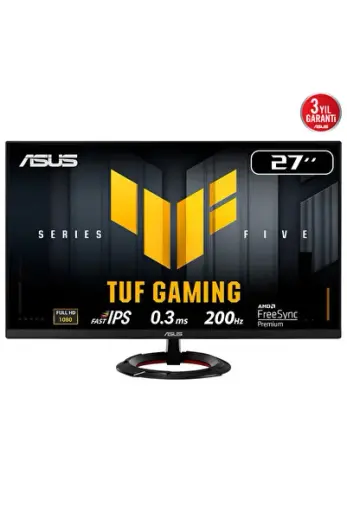 TUF GAMING VG279Q5R 27″ 200Hz 0.3ms Flicker Free Fast IPS Gaming (Oyuncu) Monitör