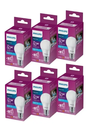 Philips Mycare Led Lamba 8w-60w 6500k Beyaz Işık x6 Adet