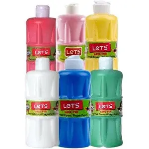 Lets Parmak Boyası 500ml 6lı Set