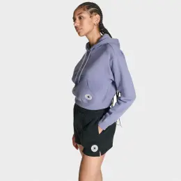 Converse Kadın Mor Crop Hoodie 12