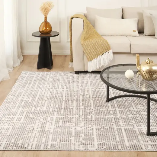 Kaşmir Halı 7/24 İskandinav Sten Gri 160x230 cm