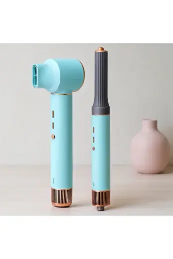 Air Brush 5-in-1 Saç Kurutma ve Şekillendirme Makinesi 1300W (Mavi)