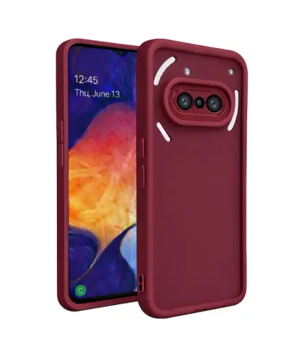 Nothing Phone 3a Uyumlu Kamera Çıkıntılı Mat Silikon Telefon Kılıfı