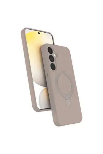 Samsung Galaxy A35 5g Regal Magsafe Standlı Kapak - Çöl Titanyum