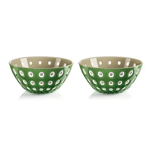 Guzzini Le Murrine 2'li Kase Yeşil-Kahverengi