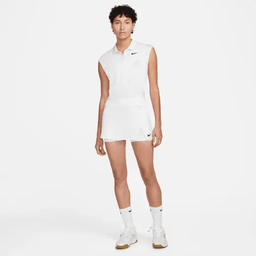 Nike Court Dri-FIT Victory Kadın Beyaz Tenis Eteği