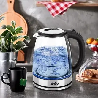 Sinbo SK-8029 Su Isıtıcı - Şeffaf - 2000 Watt