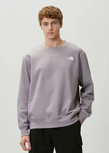 Essential Relaxed Fit Gri Sweatshirt