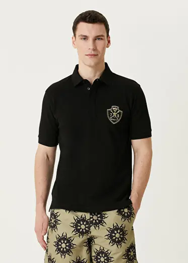 Siyah Polo Yaka T-shirt