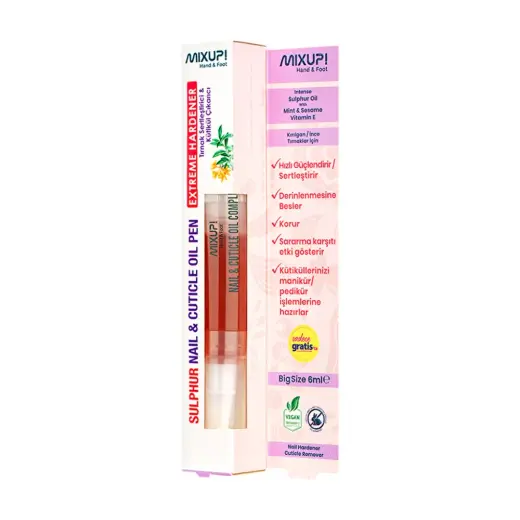 Mixup! Tırnak Sertleştirici & Kütikül Çıkarıcı 6 ml