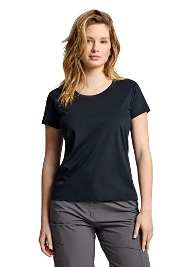Ws Tech Pique Lacivert Kısa Kollu Kadın T-Shirt