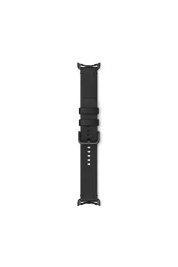 Pixel Watch El Yapımı Deri Kordon - Yalnızca 45 mm Pixel Watch 3 ile Uyumlu - Obsidyen - Küçü