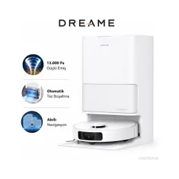Dreame 13.000 Pa Vormax™ Emiş Gücü Premium Robot Süpürge, Çift Döner Paspaslı Kendini Temizleyen Yeni Nesil Teknoloji 1