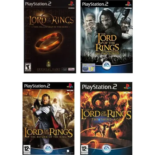 Ubisoft Playstatıon 2 - Lord Of The Rings Serisi 4 Oyunluk Set - Sadece Çipli Cihazlar Için!