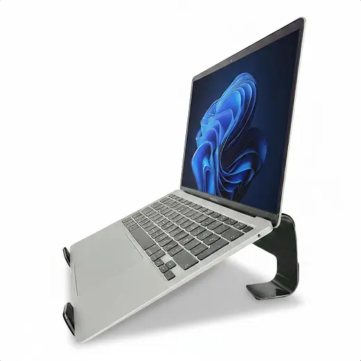 Prexua Fixer Laptop Standı - Notebook Yükseltici Altlık - Metal (Siyah)