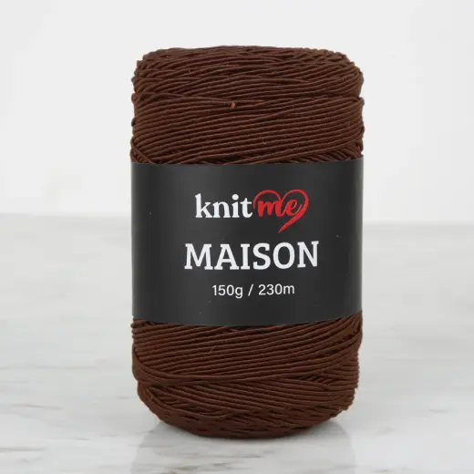 Knitme MAISON Kahverengi Örgü İpi - KNM24