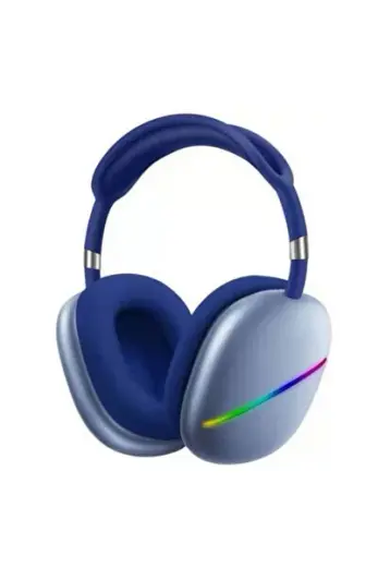 A+ Bass Wireless Kablosuz Bluetooth Aux Sd Giriş Led Işıklı Kulaküstü Bluetooth Kulaklık