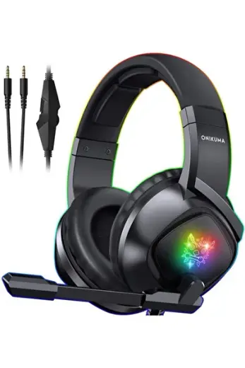 Kablolu Oyuncu Kulaklık Rgb Stereo Hd Mikrofon Gaming Kulaklık Süper Bass Jak Ve Usb Girişli