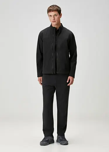Classic Fit Siyah Pantolon