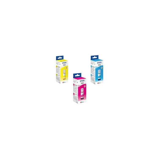 Epson 112 L6460 3 Renk Orjinal Mürekkep Seti 70ML.*3 Cym RDV229