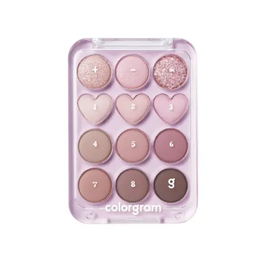 Colorgram Pin Point Eyeshadow Palette 02 Pink & Mauve